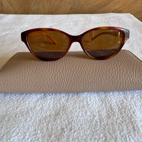 Fendi Women's Eyeglasses F1035 Tortoise/Orange Cat Eye Frame Italy